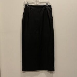 Pixie Market faux leather Classic Black Pencil Skirt